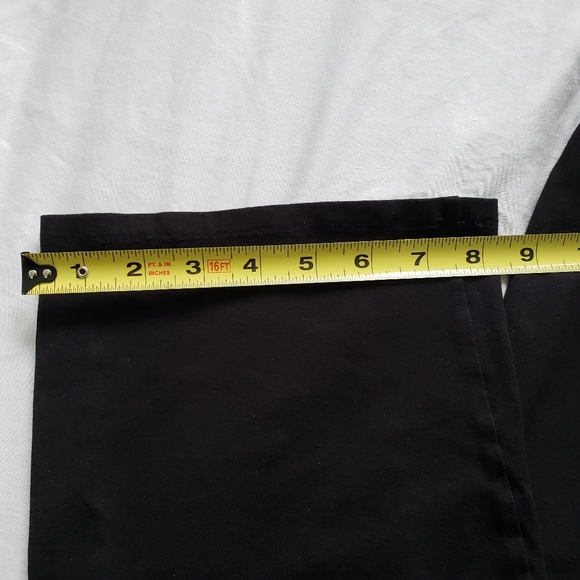Eileen Fisher Black Straight Leg Pants - Picture 3 of 5